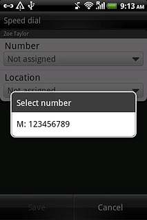 Press the required number.