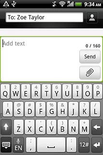 Press Add text.Write the text for your text message.