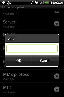 Key in 505 and press OK.