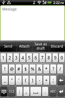 If required, press 1/2 to see more symbols.