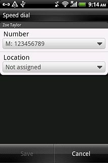 Press the drop down list below Location.