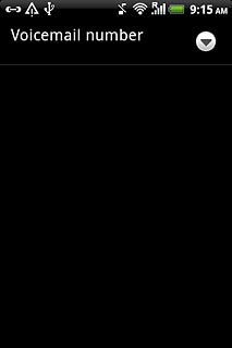 Press Voicemail number.