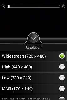 Press the required video quality.