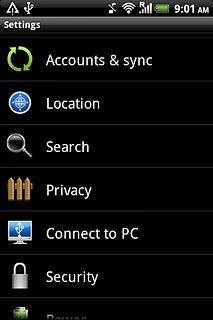 Press Accounts & sync.