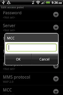 Key in 505 and press OK.