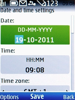 Scroll to Date.Key in the date.