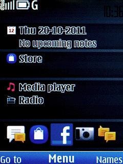The 3G icon shows that 3G is available. If 3G isn't available, GPRS/EDGE is automatically selected.Further information: Select network mode