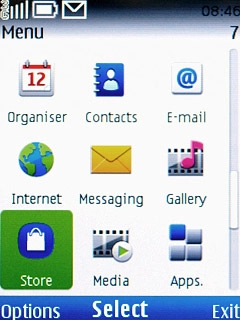 Scroll to Store and press the Navigation key.If this is the first time you use Ovi Market:Follow the instructions on the display to install the application.