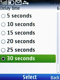 Highlight the required period and press the Navigation key.A request to turn on the divert is sent to the network.