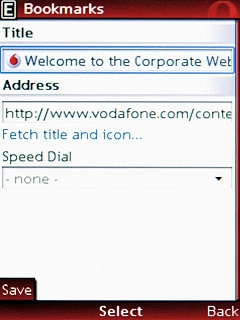 Scroll to Save and press the Navigation key.