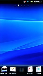 The flight mode icon shows that flight mode is turned on.Further information:Turn flight mode on or off