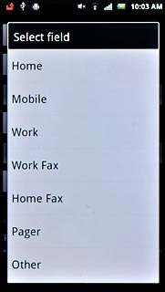 Press the required number type.