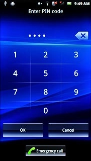 Key in your PIN and press OK.