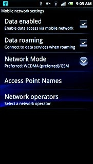When the box next to the menu item is ticked (V), the function is turned on.