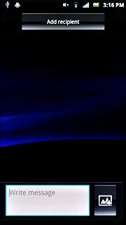 Press and hold the text input field until a pop-up menu is displayed.