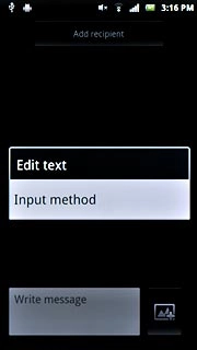 Press Input method.