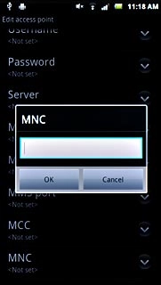 Key in 03 and press OK.