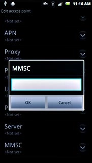 Key in http://pxt.vodafone.net.au/pxtsend and press OK.