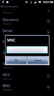 Key in 03 and press OK.