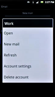 Press Account settings.