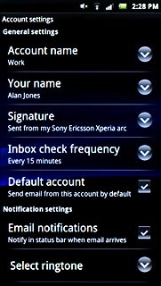 When the box next to the menu item is ticked (V), the setting is turned on.