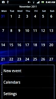 Press New event.