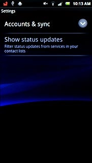 Press Accounts & sync.