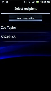 Press New conversation.