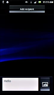 Press Add recipient.