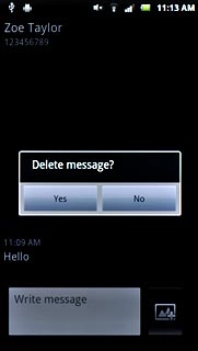 Press Yes to confirm.