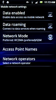 Press Access Point Names.