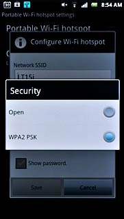 If you select WPA2 PSK: