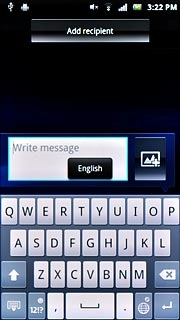 The selected language is displayed.