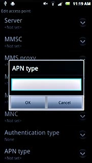Key in mms and press OK.