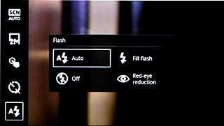 Press the required setting.