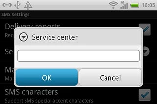 Key in +61415011501 and press OK.