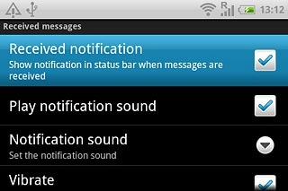 When the box next to the menu item is ticked (V), the function is turned on.
