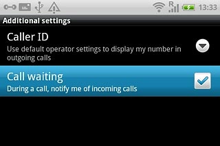 When the box next to the menu item is ticked (V), the function is turned on.