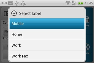 Press the required number type.