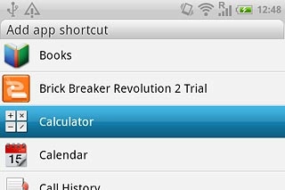 Press the required shortcut.Follow the instructions on the display to add the selected shortcut.
