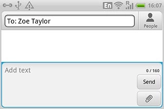 Press Add text.Write the text for your text message.