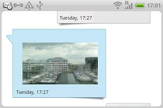 Press the required picture message.