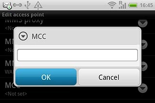 Key in 505 and press OK.