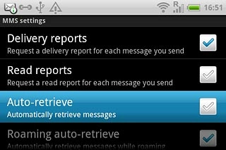 Press Auto-retrieve to turn on the function.