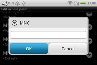 Key in 03 and press OK.