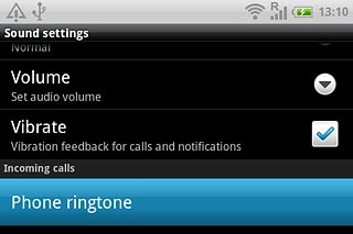 Press Phone ringtone.