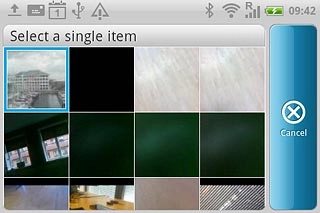 Press the required picture.