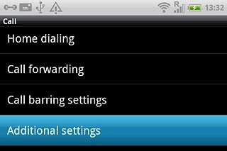 Press Additional settings.