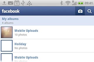 Press the camera icon.