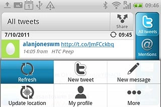 Press Refresh.You can find the status updates of your friends next to their names.